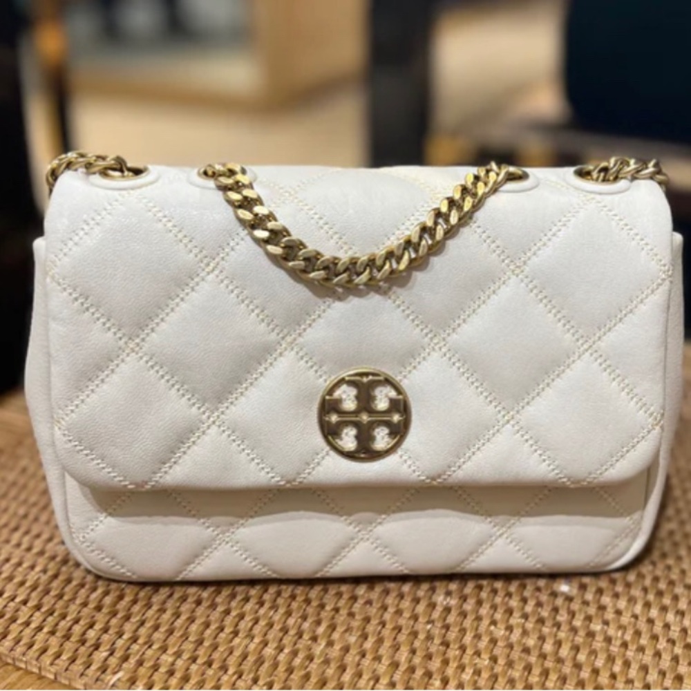 💯 Tory Burch Willa Quilted Chain Shoulder Bag